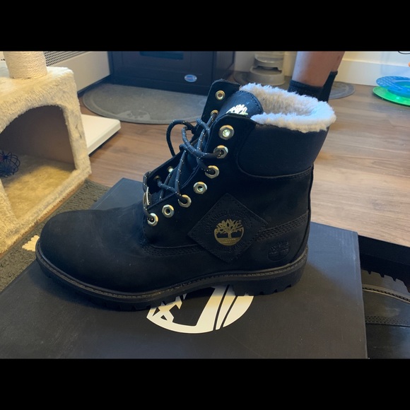 timberland with fur inside